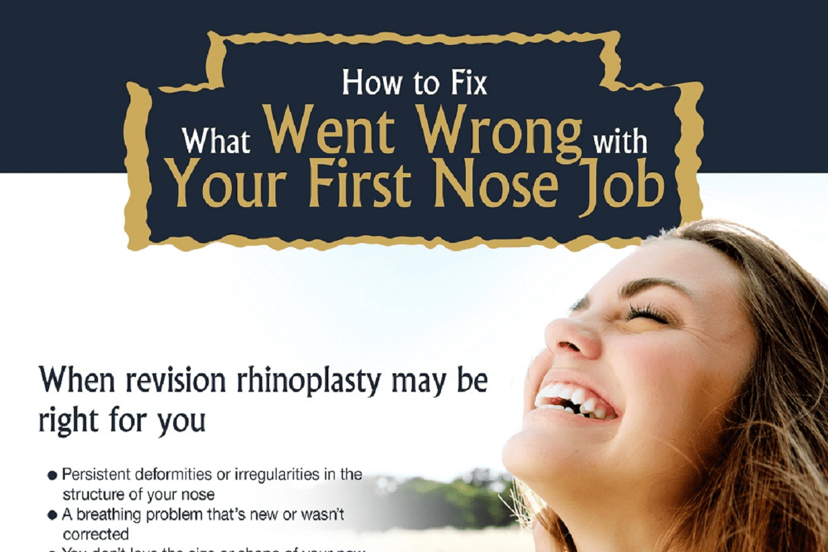 How to Fix What Went Wrong with Your First Nose Job [Infographic] | Boston