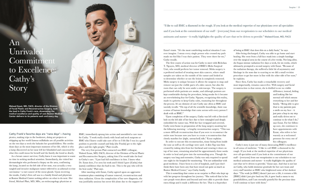 Dr. Ezzat Recently Featured in INSPIRE Magazine