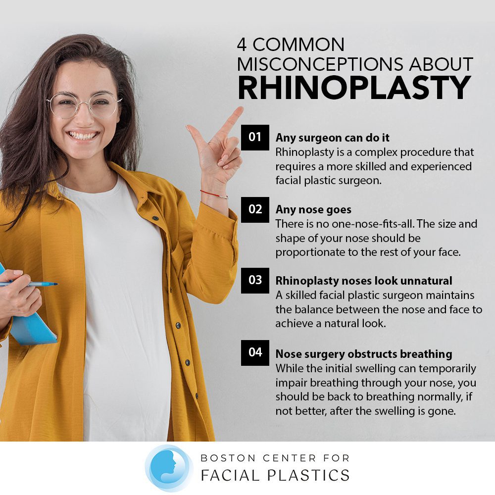 4 Common Misconceptions about Rhinoplasty